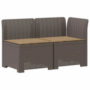 Divano da Giardino a 2 Posti con Cuscini Aspetto Rattan PP 8011938