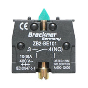 Blocco contatti ausiliari 1NO, 400V/10A 22mm LAY5 Breckner Germany