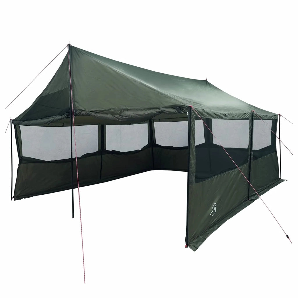 Tenda Familiare con tetto Verde militare 450 x 400 x 265 cm 42028602