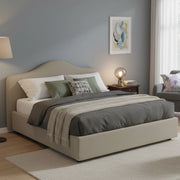 Letto Matrimoniale Verdite, Letto Matrimoniale Materasso Incluso Made in Italy, Grigio Tortora\