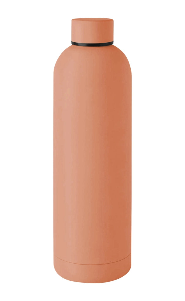 Borraccia Termica 1 Litro Bottiglia Acciaio Inox Inossidabile Doppio Strato 1000 Ml Tappo Antigoccia Doppia Camera Bevande Calde Fredde Termos Sistema Sottovuoto Rivestimento Soft Touch  - Pesca