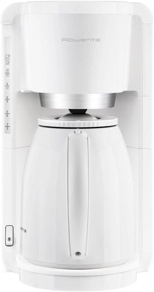 Rowenta CT3801 Adagio Thermo Macchina da caffe' Filtro 1,25 L 850 W Spegnimento Automatico Tasto Antigoccia Piastra Riscaldata colore Bianco