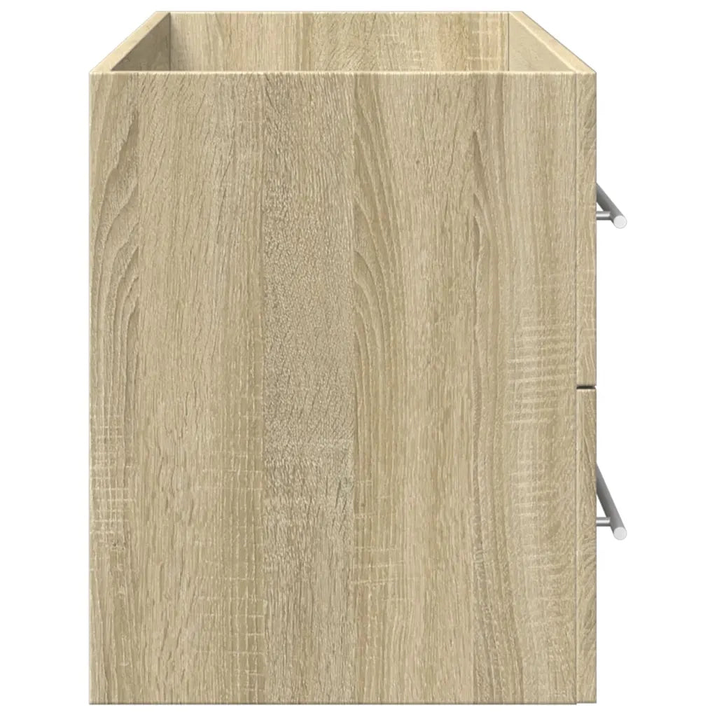Mobile Lavabo Rovere Sonoma 100x38,5x48 cm in Legno Multistrato 856232