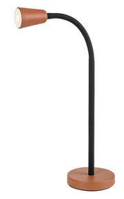 Lampada da scrivania GU10 nera/arancio Rabalux Aldo
