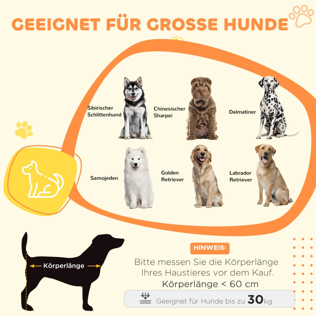Casetta per Cani ¨C zephmum ¨C Grigio 100x70x80