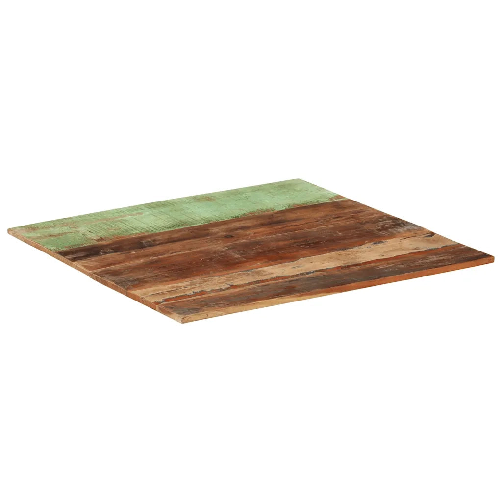 Piano Tavolo | Superficie Tavolo | Piano Scrivania Quadrato 80x80 cm 15-16 mm in Legno di Recupero