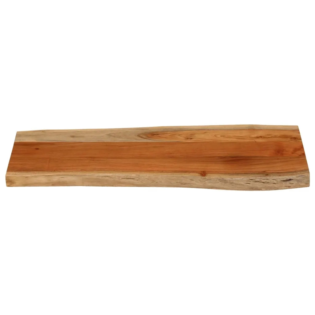 Piano Tavolo | Superficie Tavolo | Piano Scrivania 90x40x3,8 cm Rettangolare Legno Acacia Bordi Vivi