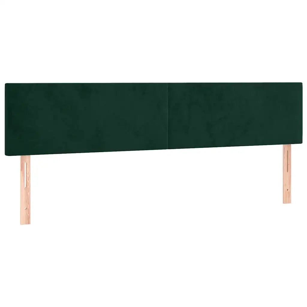 Giroletto senza Materasso Verde Scuro 120x190 cm Velluto 3270569