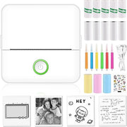 Stampante Portatile Mini - Kit di Avvio - Stampanti a Portata di Mano - Stampante Portatile - Stampante Mobili - Fotostampante