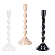 1 Pezzo Portacandela in Metallo 1 Fiamma 10,5 x 28,5 cm 3 Colori