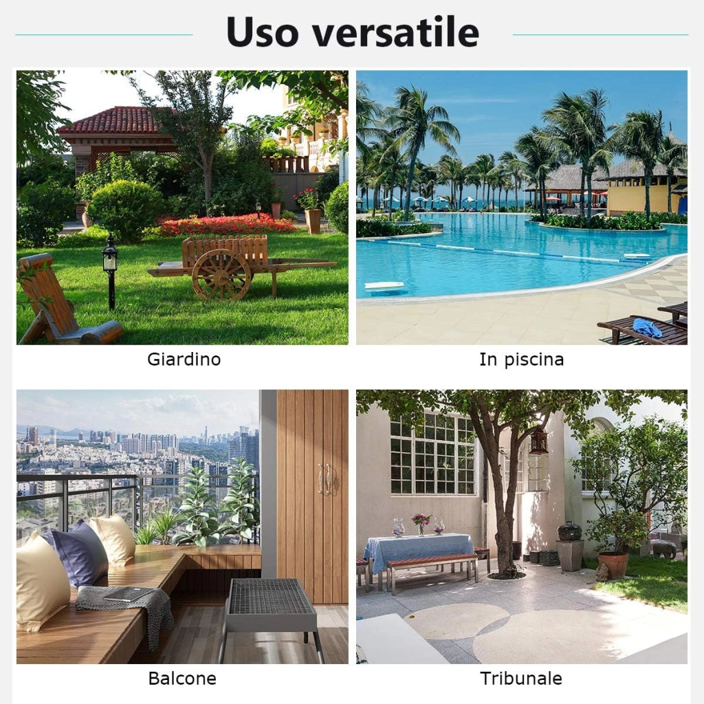 Set Tavolino e Sedie da Giardino, Set da Bistro con Sedie in Alluminio e Ghisa, Mobile da Esterno con Tavolino Rotondo e 2 Sedie, Tavolino Portato 45 kg, Sedia Portata 150 kg (Verde)