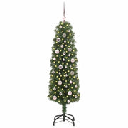 Albero di Natale Artificiale-Albero Natalizio con 150 LED Verde 150 cm 404018