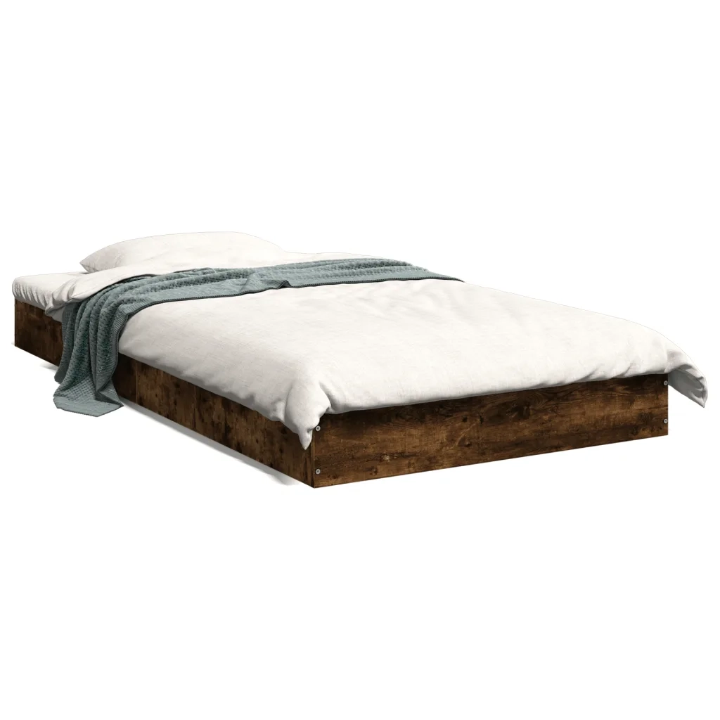 Giroletto senza Materasso Rovere Fumo 100x200 cm in Truciolato 842060