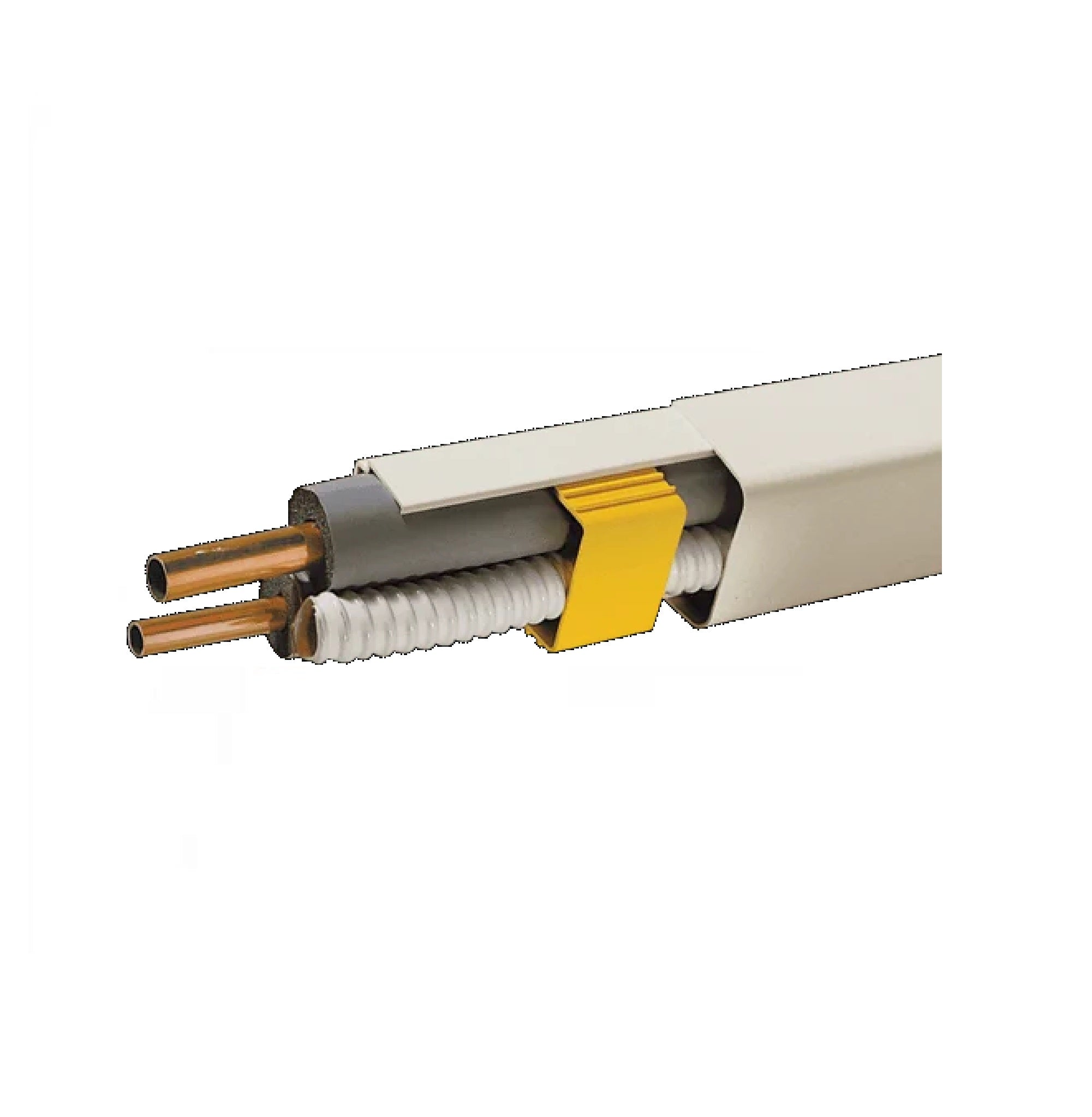 Canale con coperchio monosplit 60x45 IP40 isolante rigido resiste ai raggi UV