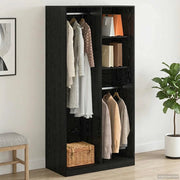 Guardaroba Rovere nero 100 x 50 x 200 cm Legno ingegnerizzato 3446632