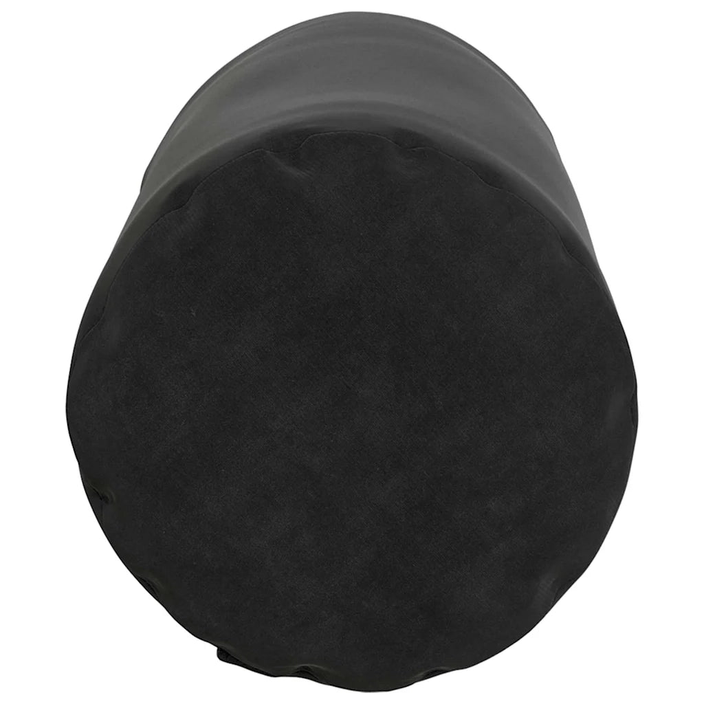 Cuscini a rullo 2 pz | Cuscini per sedie Nero ? 15 x 40 cm Tessuto in Cords