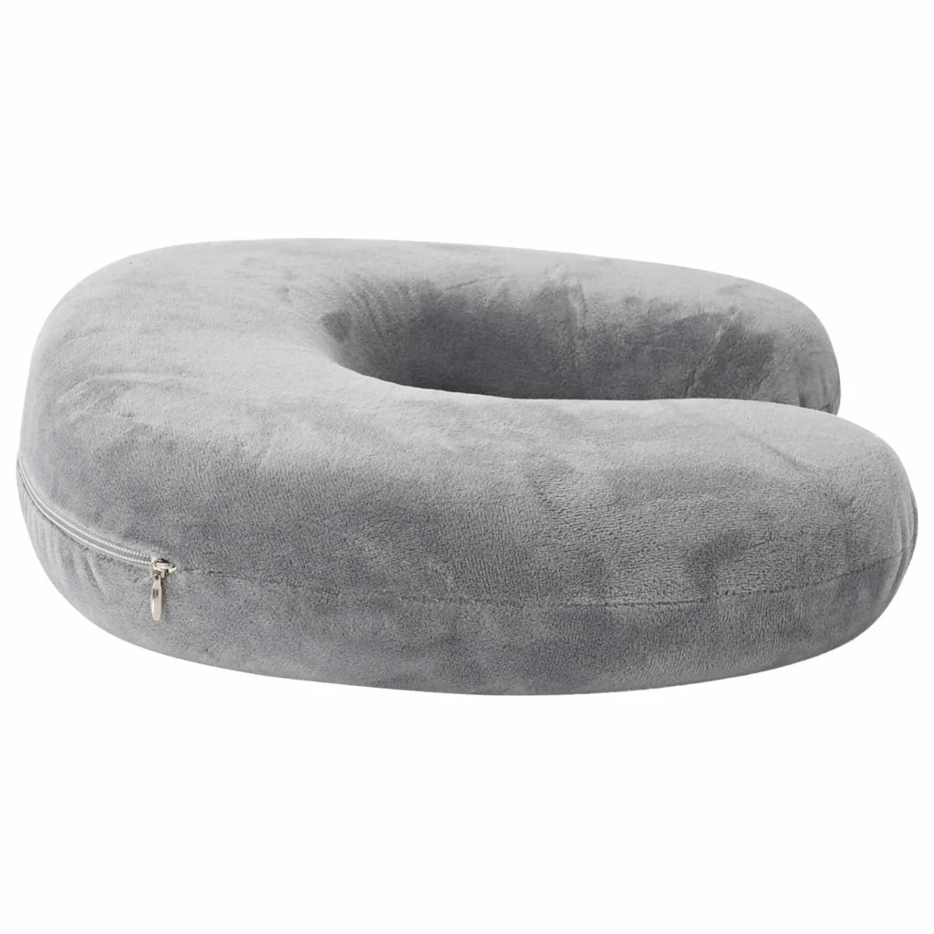 Cuscino da viaggio per il collo Grigio Schiuma Memory CFW9624282