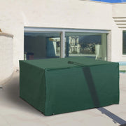 Copertura protettiva per mobili da giardino in tessuto Oxford 600D, verde, 135x135x75 cm