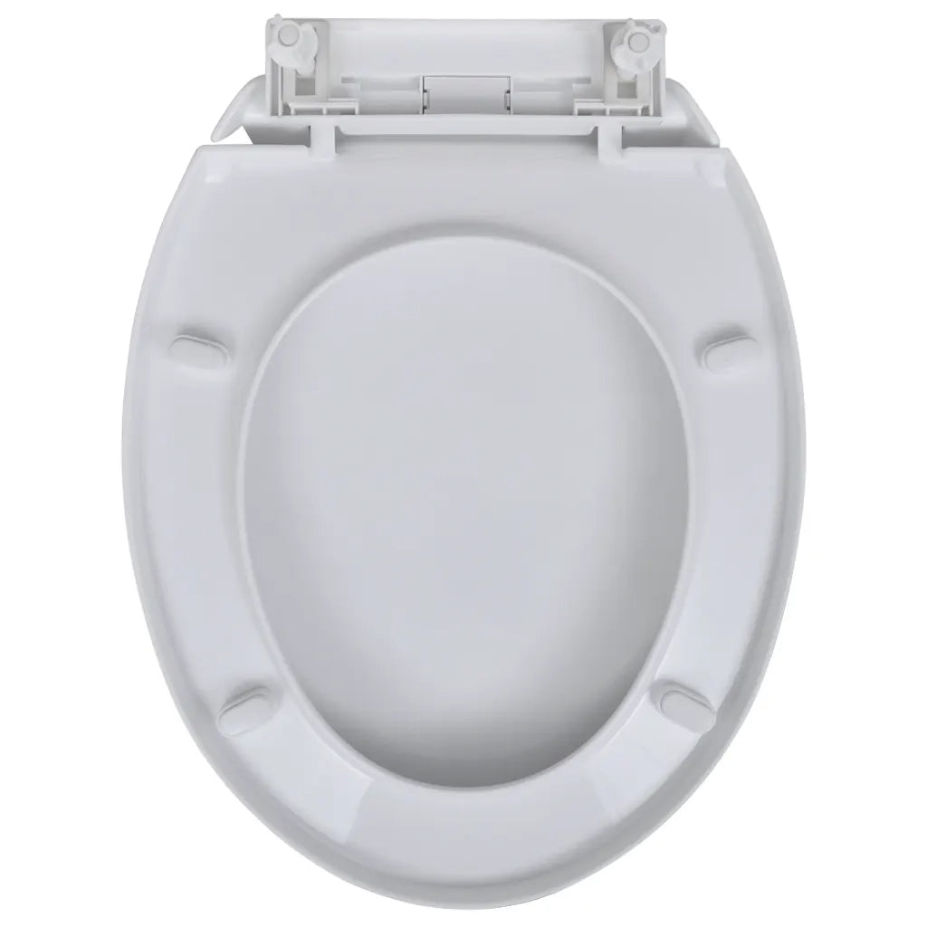 Copriwater a Chiusura Rallentata 2pz Plastica Bianco cod mxl 44185