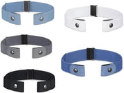Set di Cinture di Stretto per 5 pezzi - Rilievi Invisibili - Forme di Cintura Adattabili - Adatto a Uomo/Donna - Polyester - Mantenimento della Cintura Aperta.