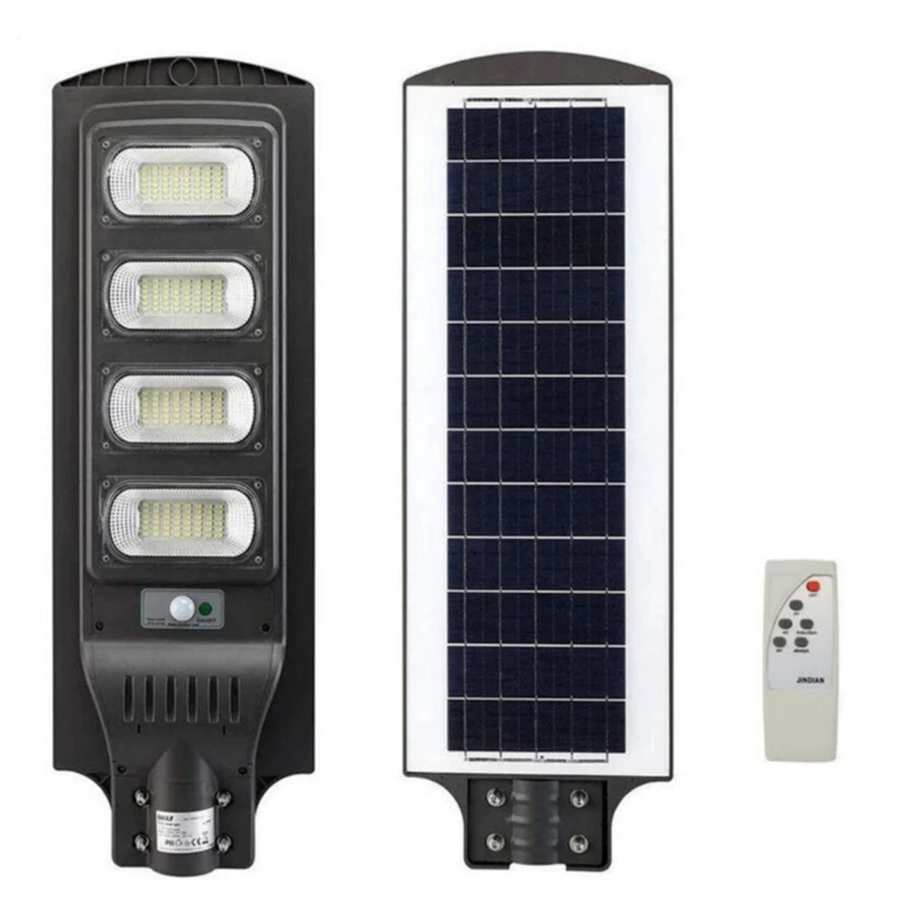 Trade Shop - Lampione Solare A Led 240w Ip65 Sensore Di Movimento Telecomando Per Parchi Cortili Strade -