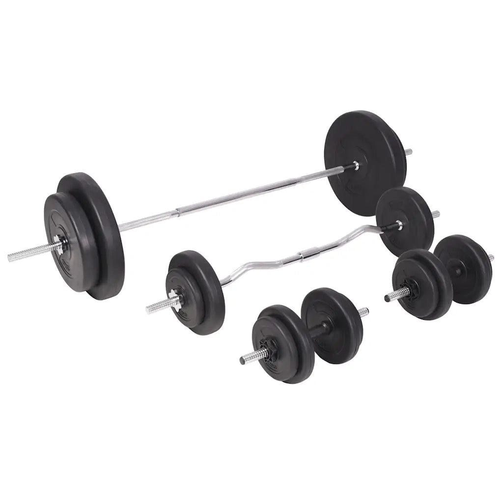 Panca Reclinabile con Rack Bilanciere e Set Manubri 90 kg cod mxl 61108