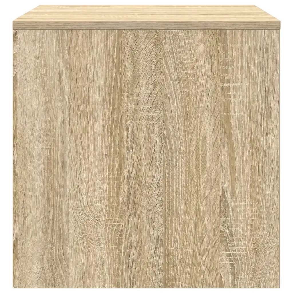 Tavolini Impilabili 3 pz | Tavolo laterale Rovere Sonoma in Truciolato