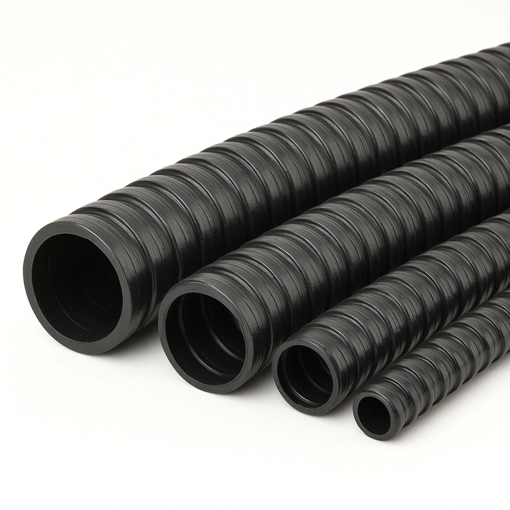 Tubo per laghetti a spirale spiralato per aspirazione 50 m 19 mm (3/4") nero