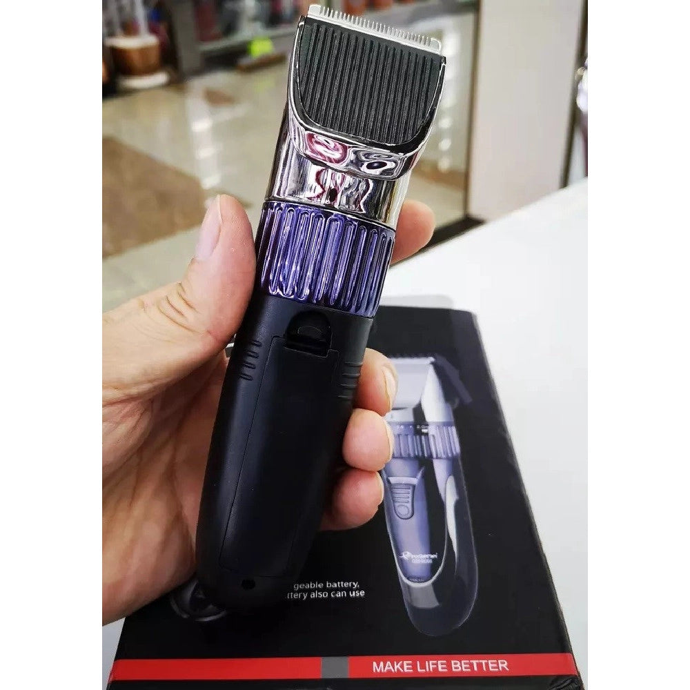 Trade Shop - Tagliacapelli Clipper Professionale Elettrico Ricaricabile A Batteria Gm-8066 -