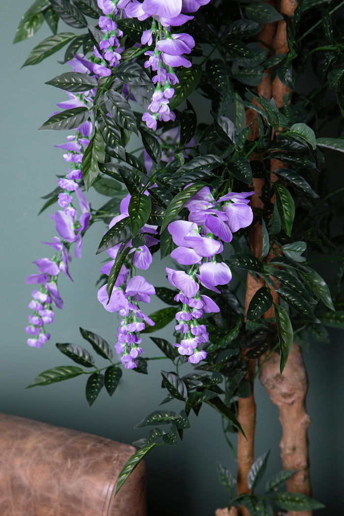 Ramo Artificiale Glicine con Fiori H 160 cm