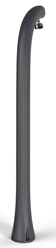 Doccia Solare da Esterno Giardino 30L Miscelatore e Lavapiedi Arkema Jolly Plus Grigio Antracite