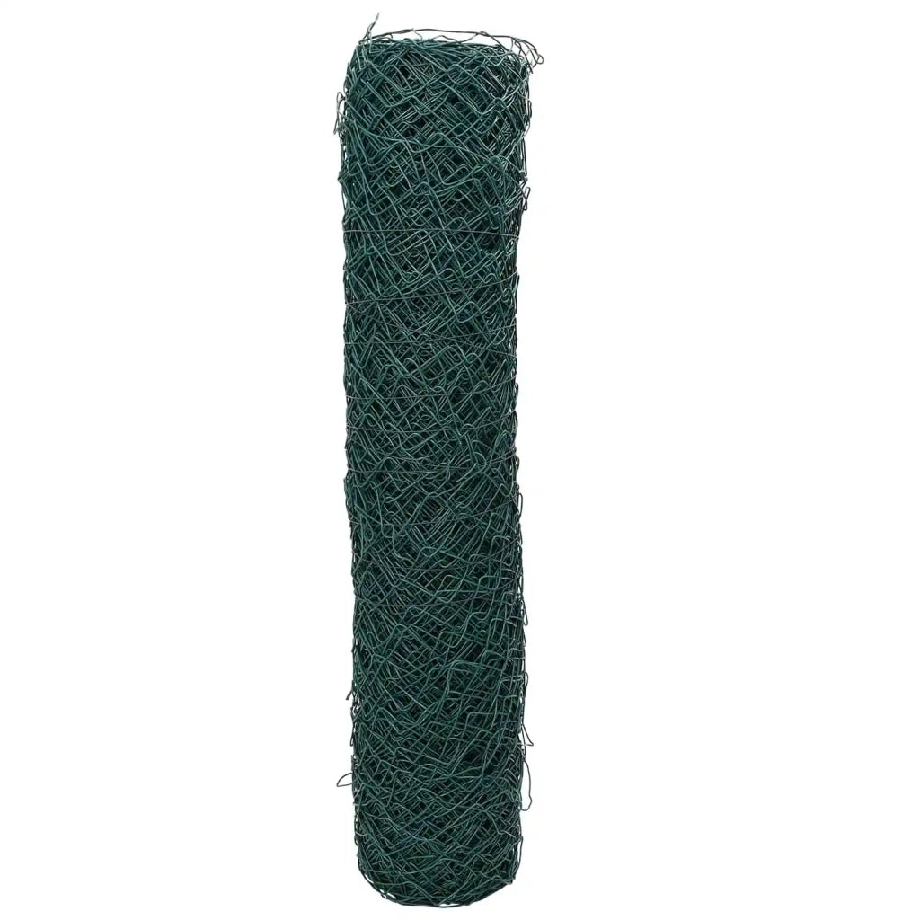 Recinzione a rete metallica Verde 2 x 10 m Acciaio CFW5562890