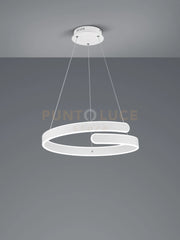 PARMA SOSPENSIONE LED 37W 4500lm, 4000K BIANCA CON DIMMERAZIONE AD INTERRUTTORE D.50CM
