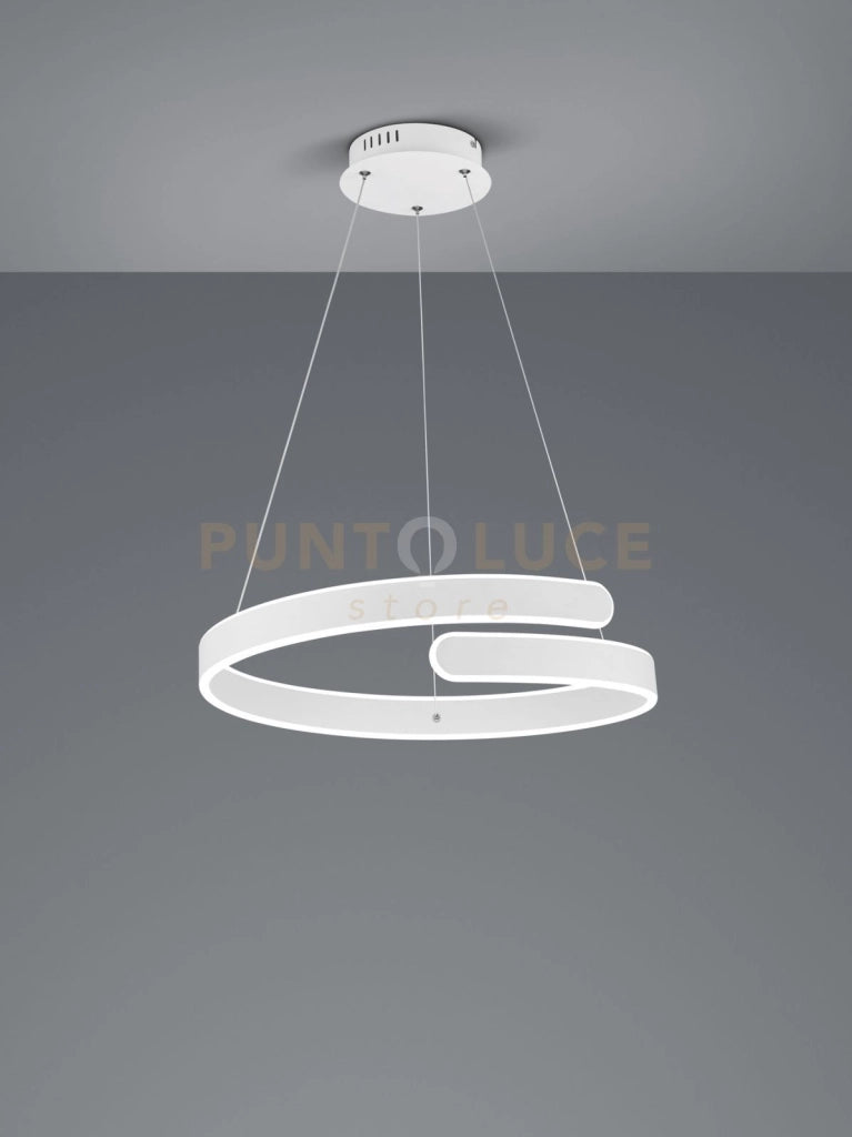 PARMA SOSPENSIONE LED 37W 4500lm, 4000K BIANCA CON DIMMERAZIONE AD INTERRUTTORE D.50CM