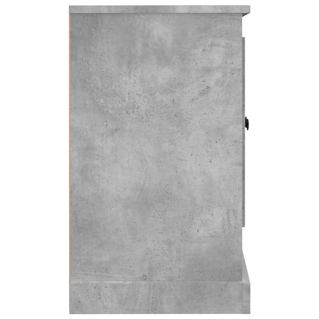 Credenza Grigio Cemento 100x35,5x60 cm in Legno Multistrato 816444