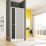 Box doccia nicchia 70cm con anta ad apertura laterale a soffietto in PVC Teti