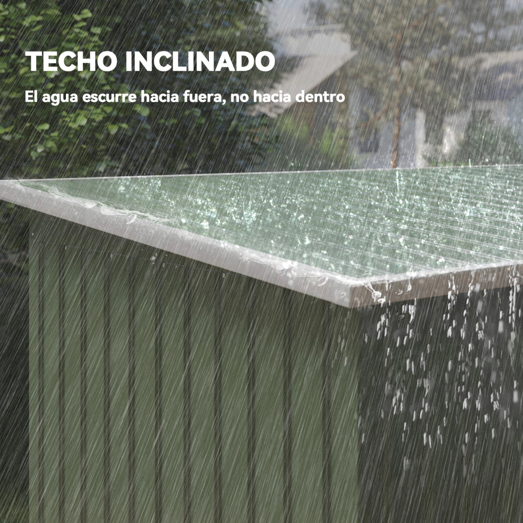 Casetta da Giardino ¨C Minimal ¨C 280x130x172 cm Verde Chiaro