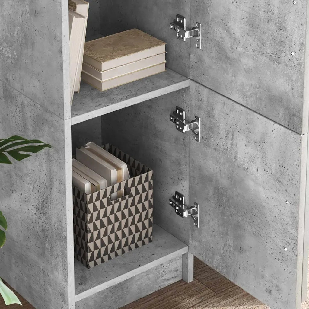Scrivania 2 pcs Grigio cemento 3337292