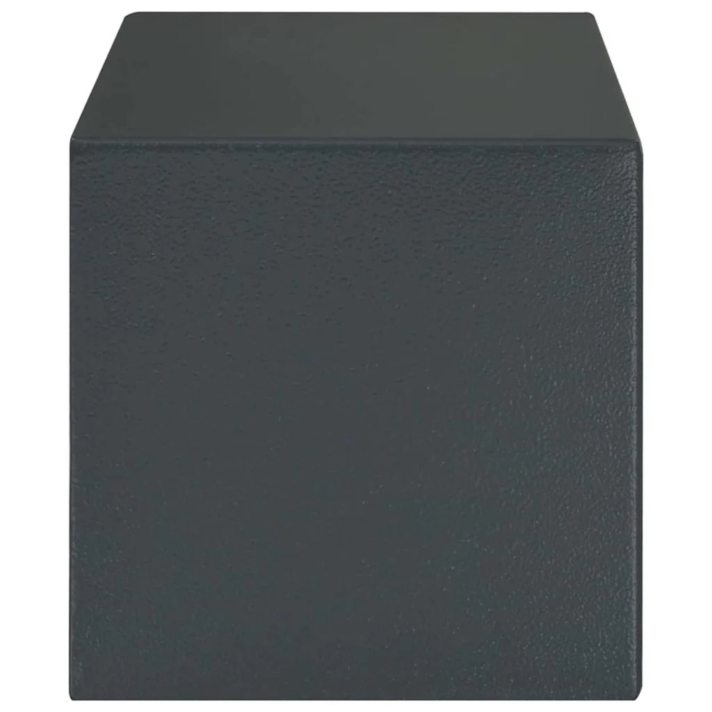 Cassaforte con blocco Grigio scuro 31 x 20 x 20 cm Acciaio CFW3827603