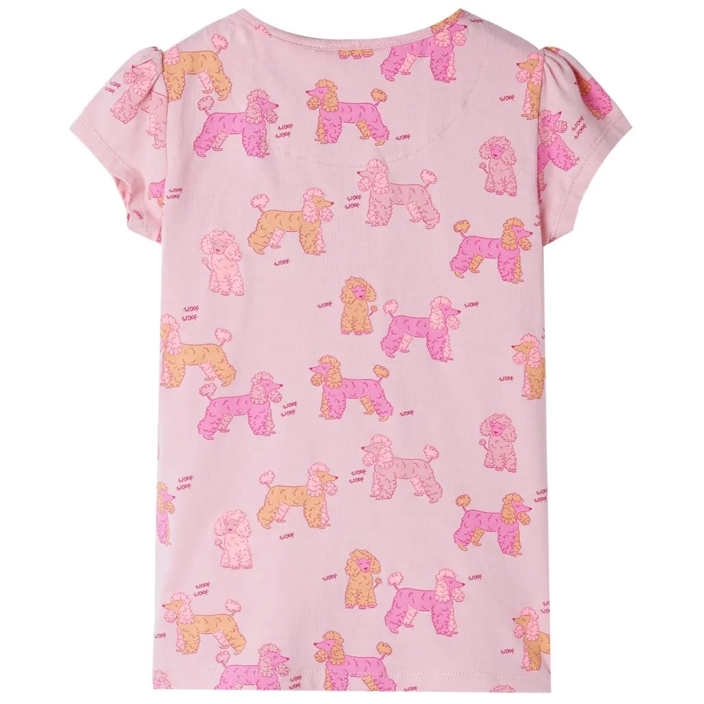 Pigiama da Bambina a Maniche Corte Rosa Chiaro 128 CFW5957010
