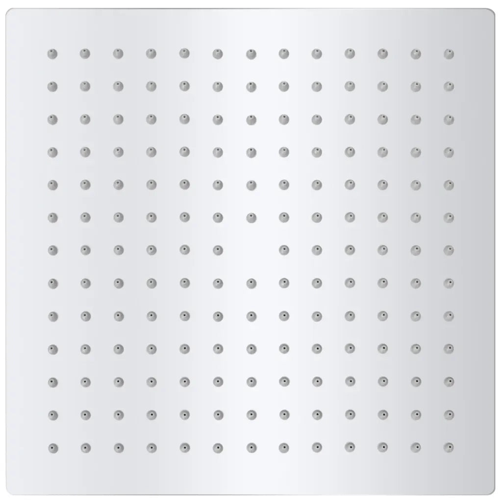 Soffione per Doccia a Pioggia 2pz Acciaio Inossidabile 25x25 cm 275940