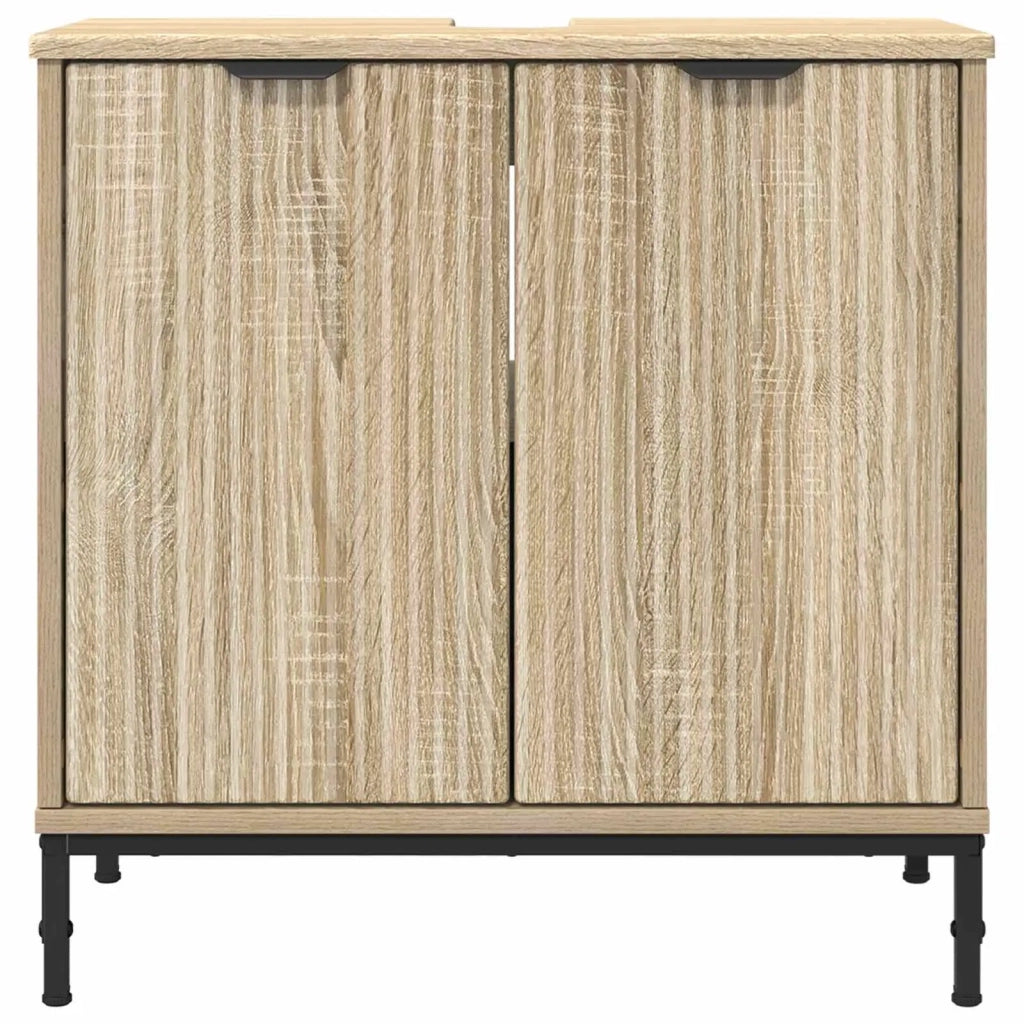 Armadio per Lavabo da Bagno Rovere Sonoma 60,5 x 33,5 x 61 cm 883416