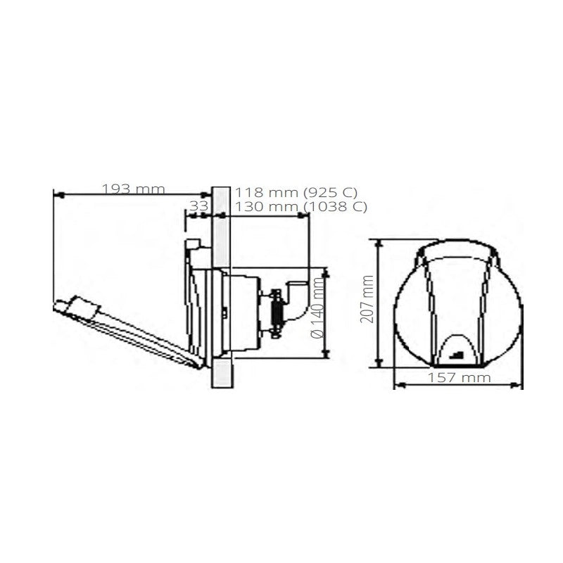 POMPA 1038C SENZA BY-PASS MANUAL PUMP