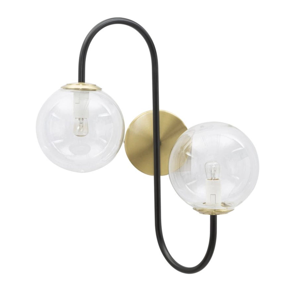 Lampada a Parete VKH55, Nero, Metallo, 36x24x45 cm