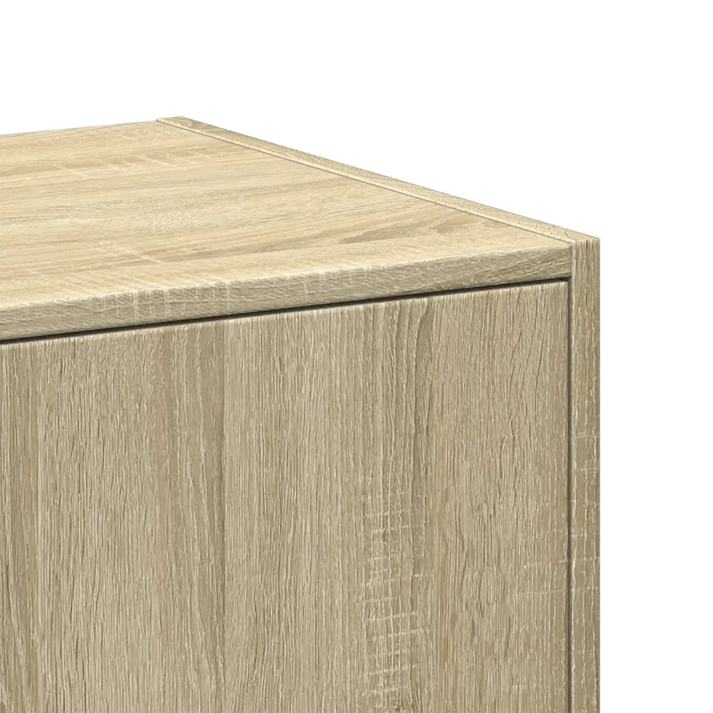 Mobiletto da Farmacia Rovere Sonoma 30x41x144,5 cm Legno Agglomerato 855171