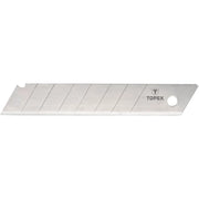 Topex 17b348 ricambio lame scorr rrevoli, 18 mm, 10 pezzi ds