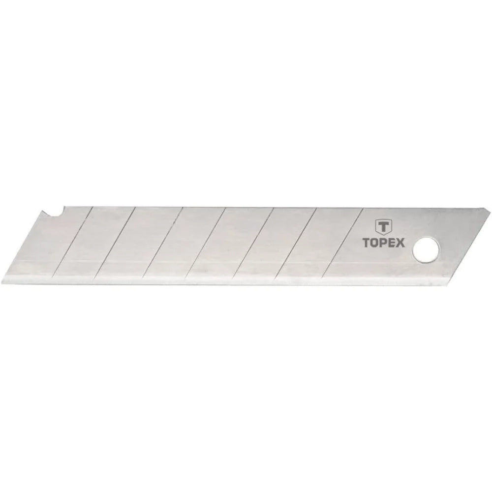 Topex 17b348 ricambio lame scorr rrevoli, 18 mm, 10 pezzi ds