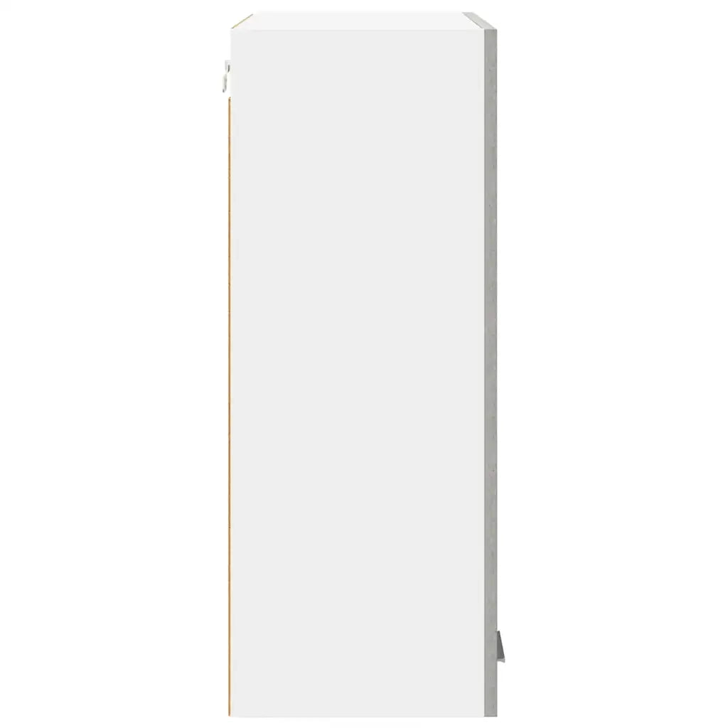 Armadio pensile con porta Grigio cemento 60 x 31 x 80 cm 884277