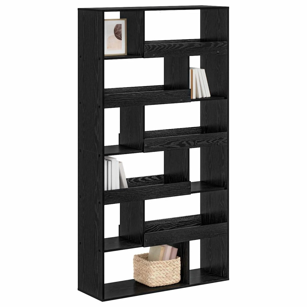 Scaffale per Libri Rovere nero 100 x 33 x 156,5 cm 3446641