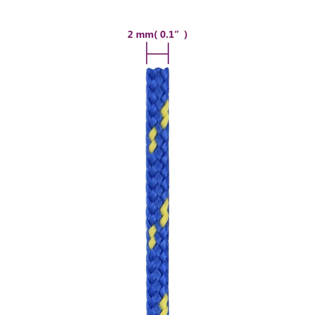 Corda per barca Blu 2 mm 100 m in Polipropilene 152425